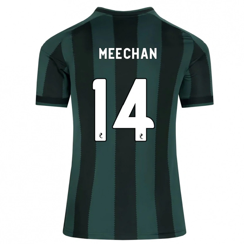Danxen Herren Nathan Meechan #14 Dunkles Schiefergrau Schwarz Auswärtstrikot Trikot 2026/27 T-Shirt