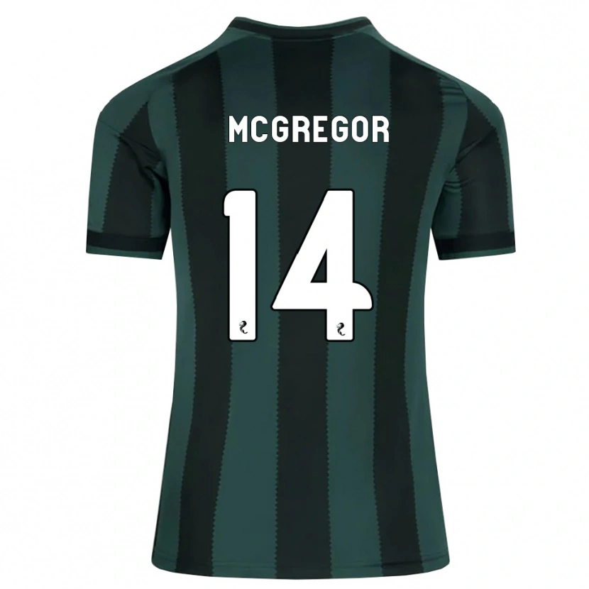 Danxen Herren Shannon Mcgregor #14 Dunkles Schiefergrau Schwarz Auswärtstrikot Trikot 2026/27 T-Shirt