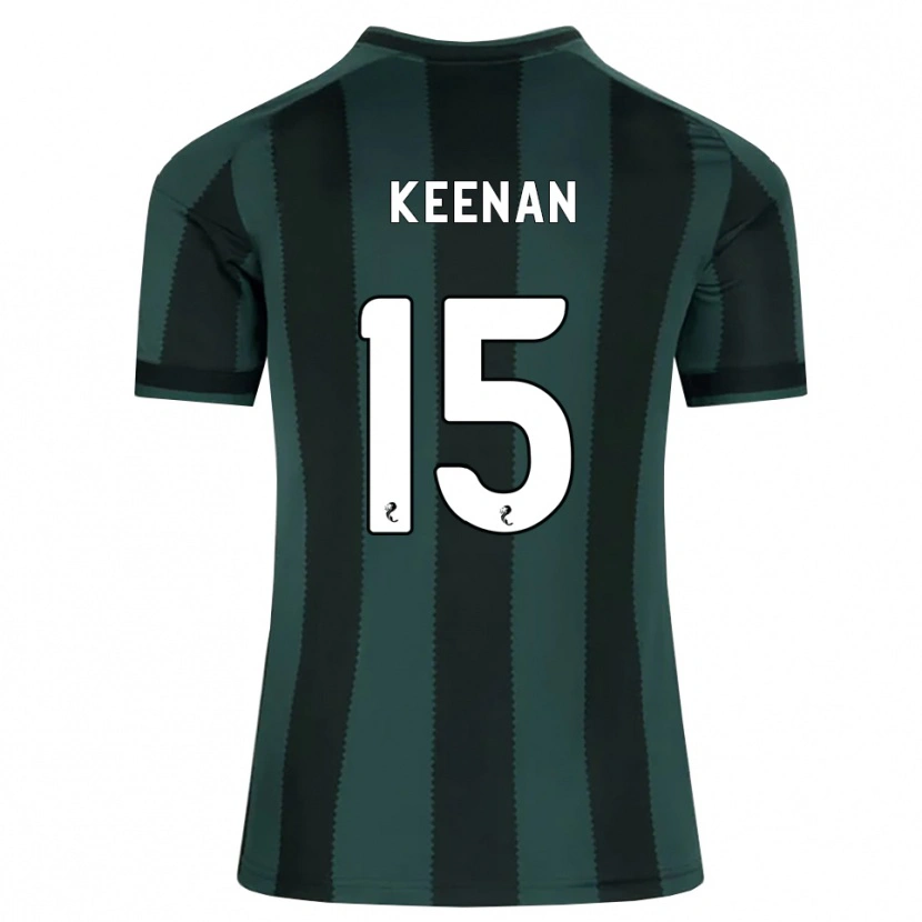 Danxen Herren Calvin Keenan #15 Dunkles Schiefergrau Schwarz Auswärtstrikot Trikot 2026/27 T-Shirt