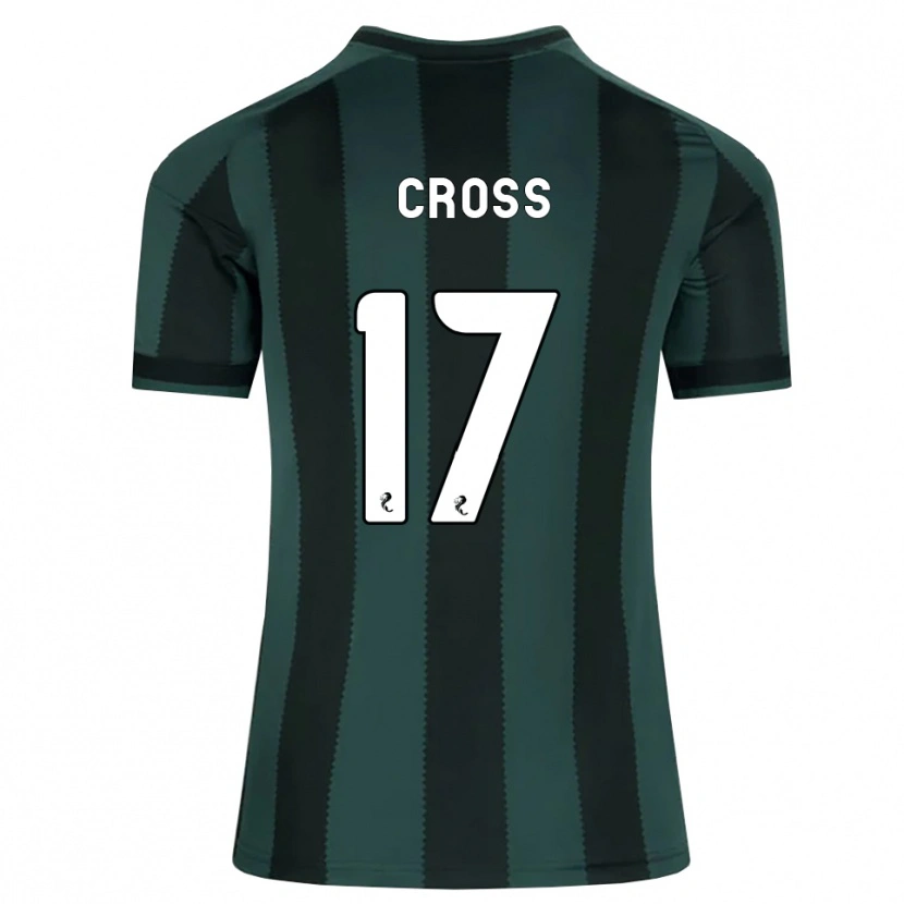Danxen Herren Morgan Cross #17 Dunkles Schiefergrau Schwarz Auswärtstrikot Trikot 2026/27 T-Shirt