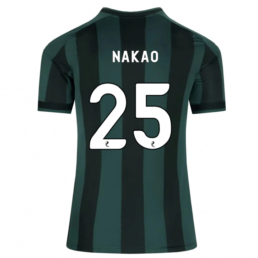 Danxen Herren Momo Nakao #25 Dunkles Schiefergrau Schwarz Auswärtstrikot Trikot 2026/27 T-Shirt