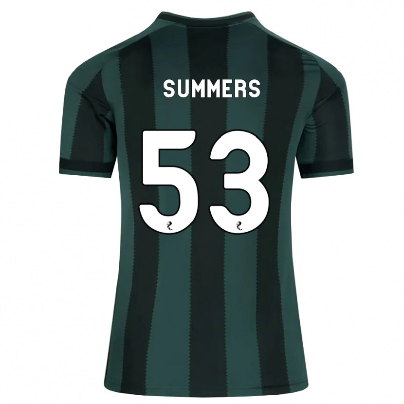 Danxen Herren Ben Summers #53 Dunkles Schiefergrau Schwarz Auswärtstrikot Trikot 2026/27 T-Shirt