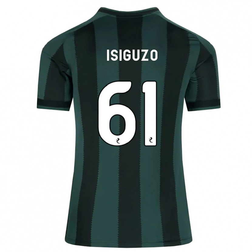 Danxen Herren Samuel Isiguzo #61 Dunkles Schiefergrau Schwarz Auswärtstrikot Trikot 2026/27 T-Shirt