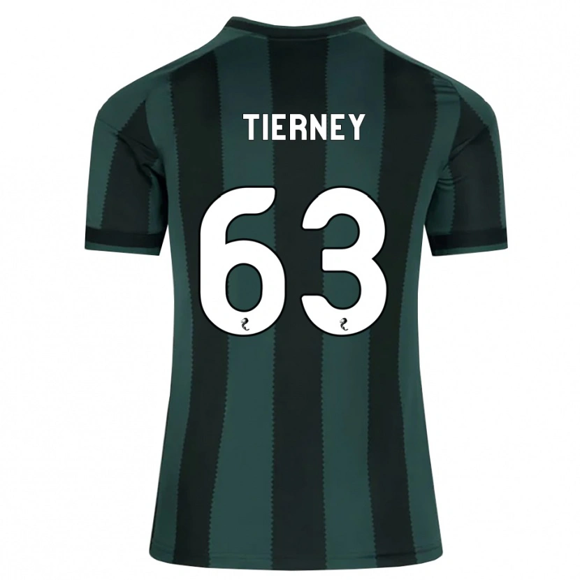 Danxen Herren Kieran Tierney #63 Dunkles Schiefergrau Schwarz Auswärtstrikot Trikot 2026/27 T-Shirt