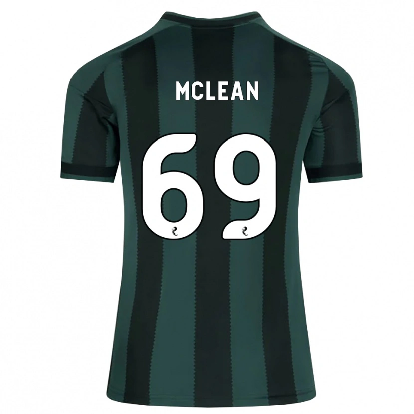 Danxen Herren Kai Mclean #69 Dunkles Schiefergrau Schwarz Auswärtstrikot Trikot 2026/27 T-Shirt