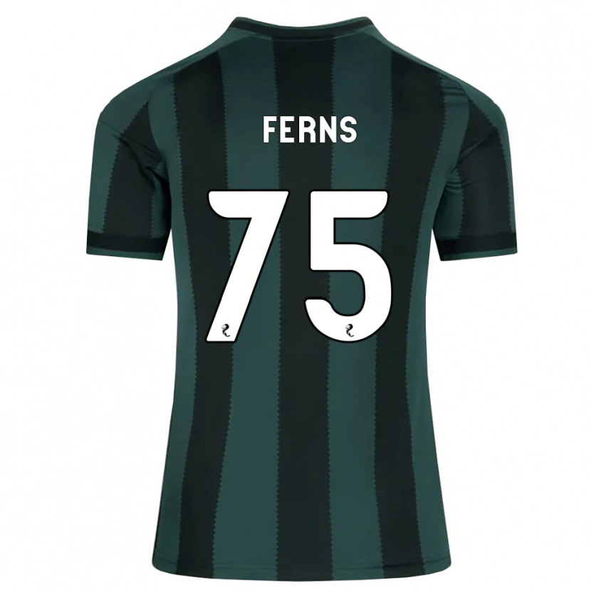 Danxen Herren Ronan Ferns #75 Dunkles Schiefergrau Schwarz Auswärtstrikot Trikot 2026/27 T-Shirt