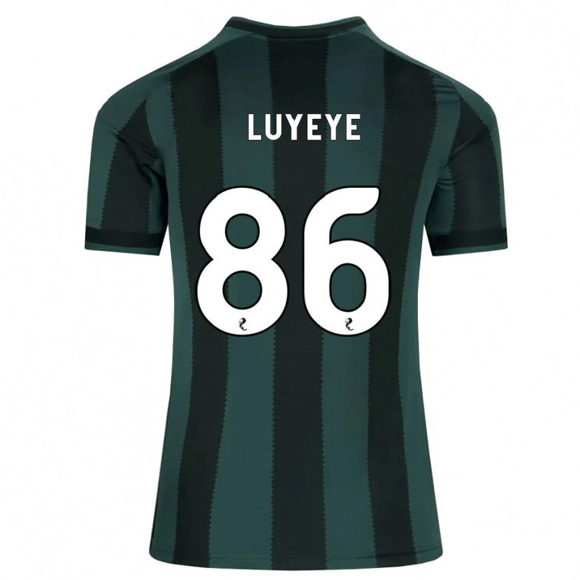 Danxen Herren Benny-Jackson Luyeye #86 Dunkles Schiefergrau Schwarz Auswärtstrikot Trikot 2026/27 T-Shirt