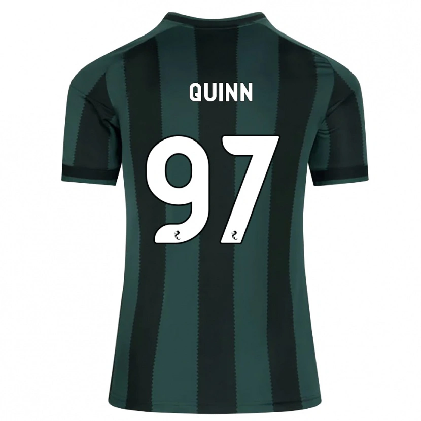 Danxen Herren Ben Quinn #97 Dunkles Schiefergrau Schwarz Auswärtstrikot Trikot 2026/27 T-Shirt
