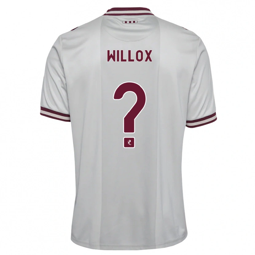 Danxen Herren Harry Willox #0 Weiß Burgunder Auswärtstrikot Trikot 2026/27 T-Shirt
