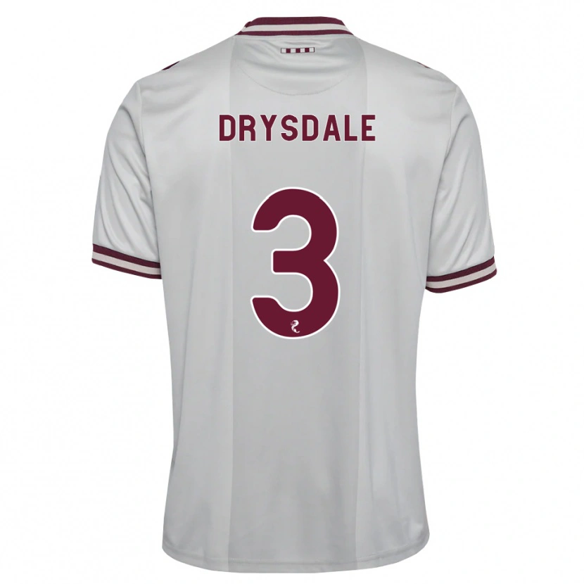 Danxen Herren Ethan Drysdale #3 Weiß Burgunder Auswärtstrikot Trikot 2026/27 T-Shirt