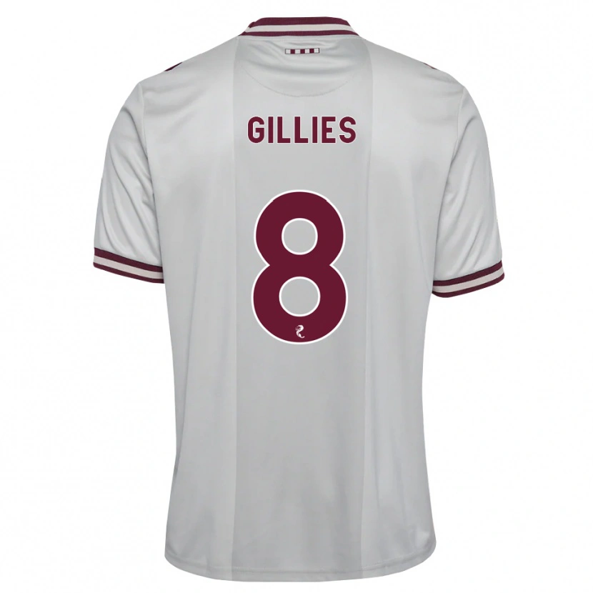 Danxen Herren Matthew Gillies #8 Weiß Burgunder Auswärtstrikot Trikot 2026/27 T-Shirt