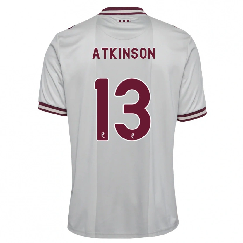 Danxen Herren Nathaniel Atkinson #13 Weiß Burgunder Auswärtstrikot Trikot 2026/27 T-Shirt