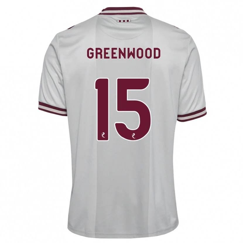 Danxen Herren Brodie Greenwood #15 Weiß Burgunder Auswärtstrikot Trikot 2026/27 T-Shirt