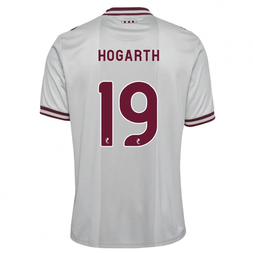 Danxen Herren Taylor Hogarth #19 Weiß Burgunder Auswärtstrikot Trikot 2026/27 T-Shirt