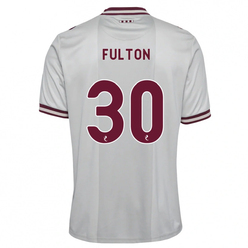 Danxen Herren Ryan Fulton #30 Weiß Burgunder Auswärtstrikot Trikot 2026/27 T-Shirt