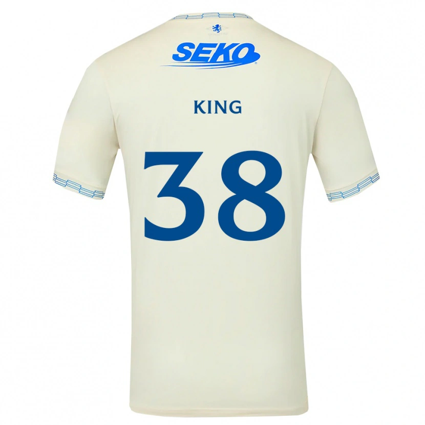 Danxen Herren Leon King #38 Tiefseeblau Weiß Auswärtstrikot Trikot 2026/27 T-Shirt