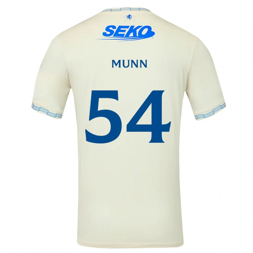 Danxen Herren Mason Munn #54 Tiefseeblau Weiß Auswärtstrikot Trikot 2026/27 T-Shirt