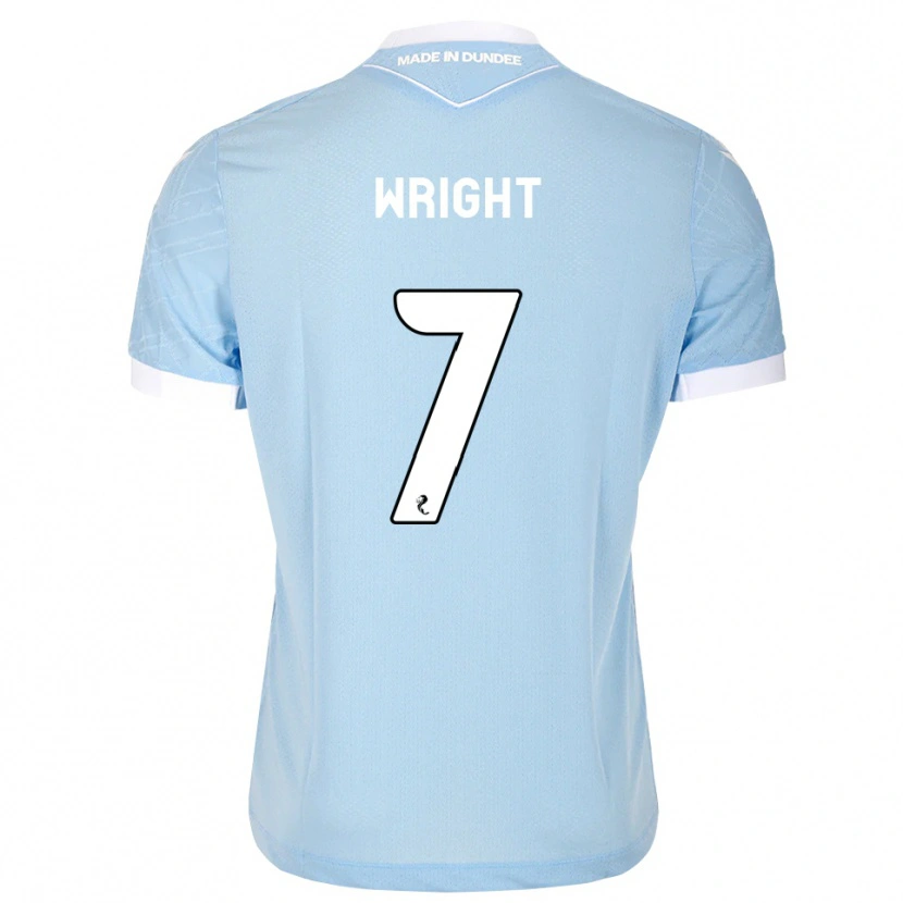 Danxen Herren Drey Wright #7 Himmelblau Weiß Auswärtstrikot Trikot 2026/27 T-Shirt