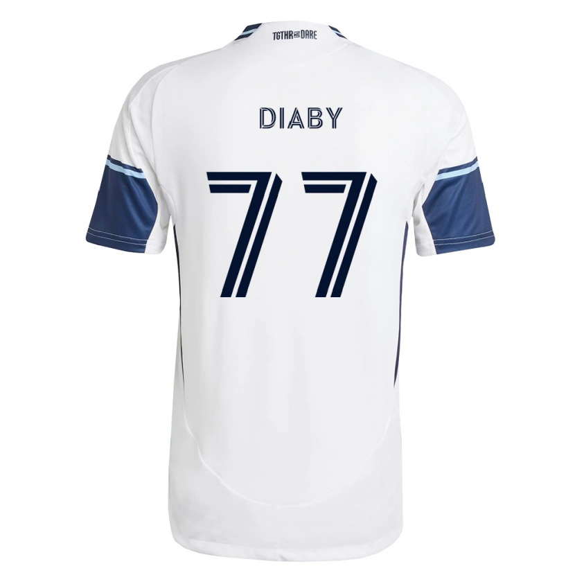 Danxen Herren Yadaly Diaby #77 Weiß Königsblau Heimtrikot Trikot 2026/27 T-Shirt