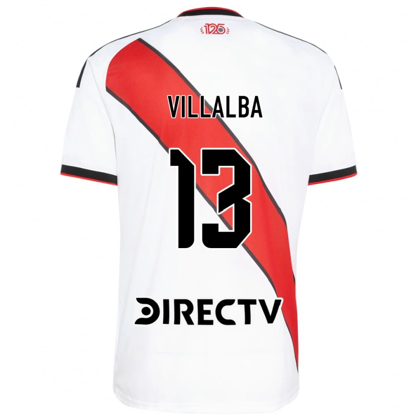 Danxen Damen Jonathan Villalba #13 Rot Weiß Schwarz Heimtrikot Trikot 2026/27 T-Shirt