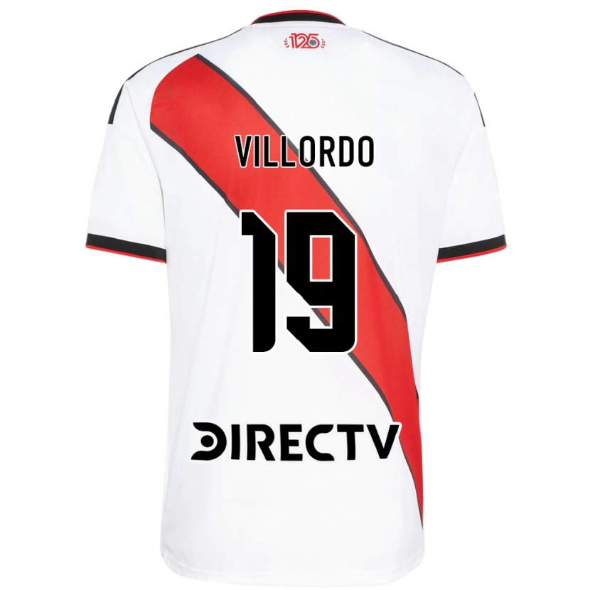 Danxen Damen Juan Villordo #19 Rot Weiß Schwarz Heimtrikot Trikot 2026/27 T-Shirt