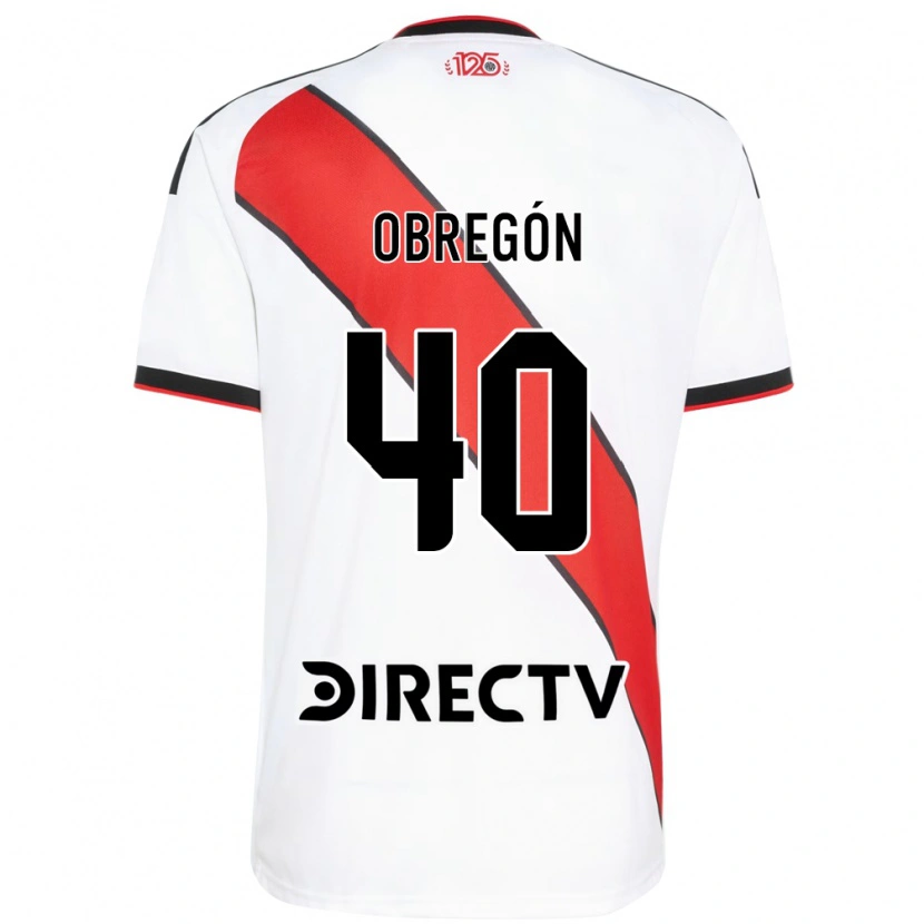 Danxen Damen Agustín Obregón #40 Rot Weiß Schwarz Heimtrikot Trikot 2026/27 T-Shirt