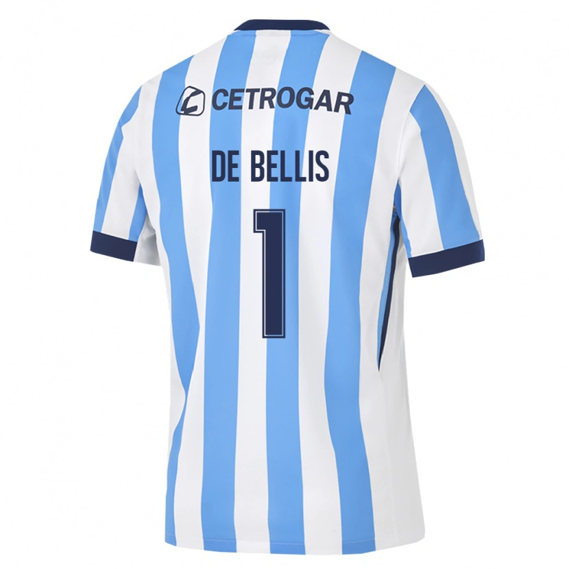 Danxen Damen Thiago De Bellis #1 Hellblau Weiß Schwarz Heimtrikot Trikot 2026/27 T-Shirt