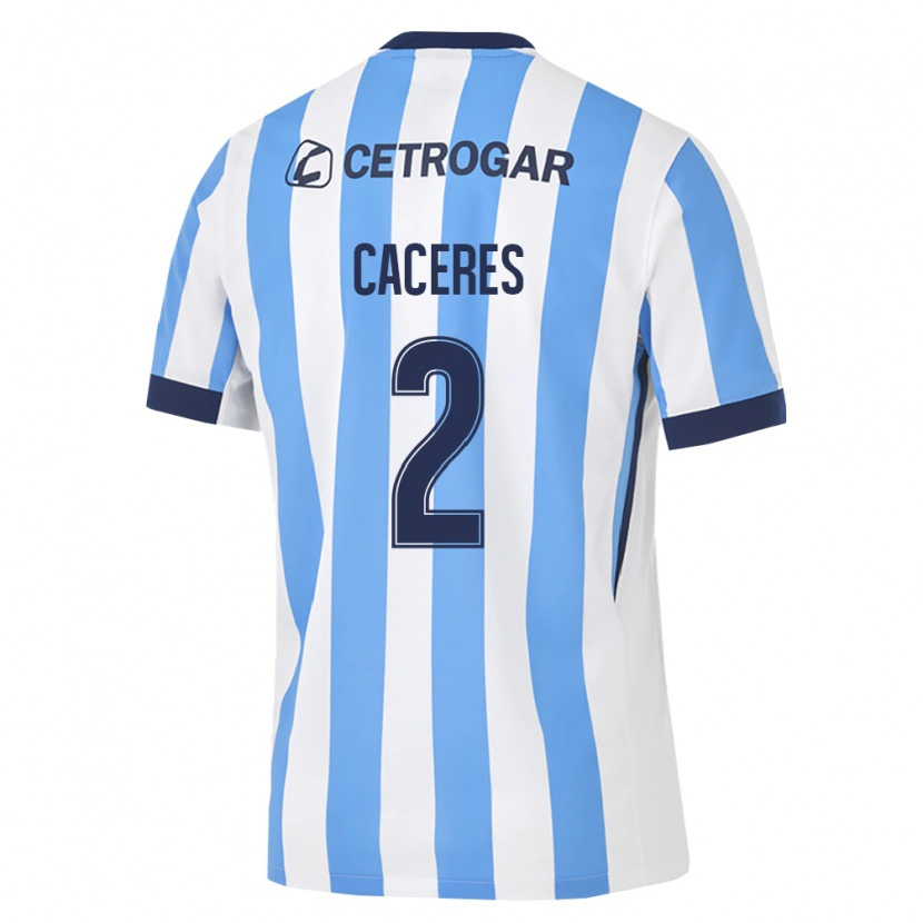 Danxen Damen Juan Jose Caceres #2 Hellblau Weiß Schwarz Heimtrikot Trikot 2026/27 T-Shirt