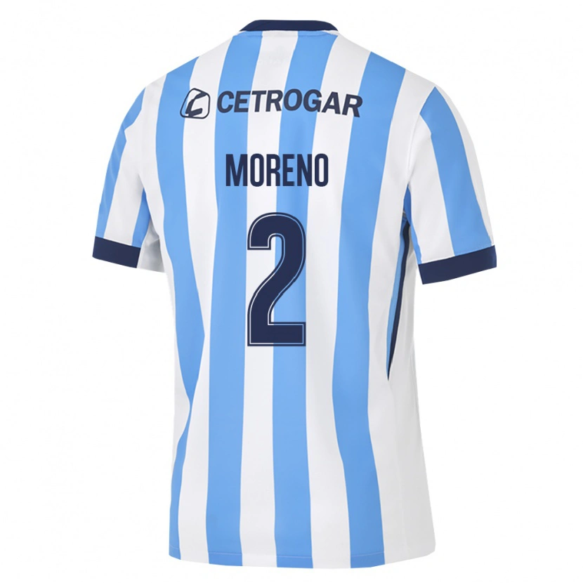 Danxen Damen Melina Moreno #2 Hellblau Weiß Schwarz Heimtrikot Trikot 2026/27 T-Shirt