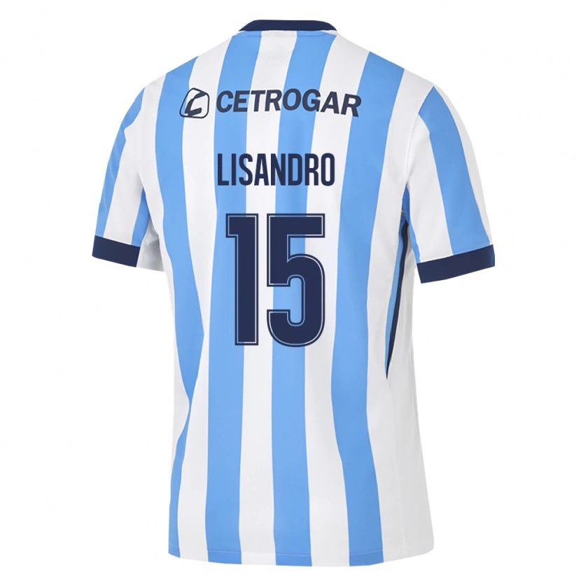 Danxen Damen Lisandro Lopez #15 Hellblau Weiß Schwarz Heimtrikot Trikot 2026/27 T-Shirt