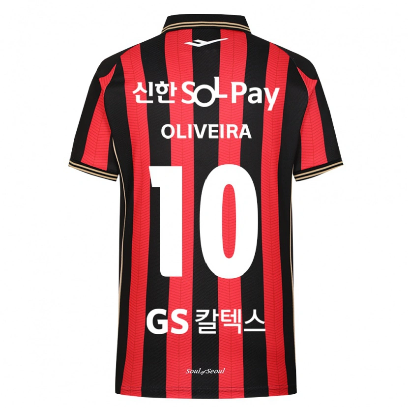 Danxen Damen Anderson Oliveira #10 Rot Weiß Schwarz Heimtrikot Trikot 2026/27 T-Shirt