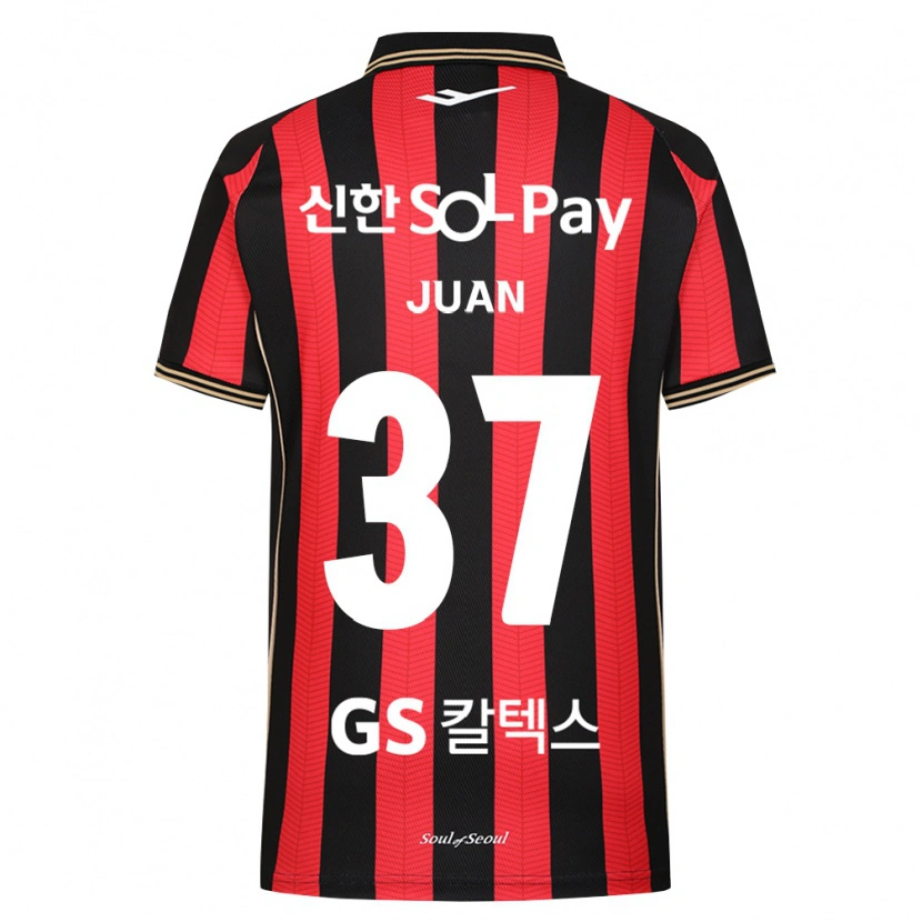 Danxen Damen Juan Antonio Ros #37 Rot Weiß Schwarz Heimtrikot Trikot 2026/27 T-Shirt