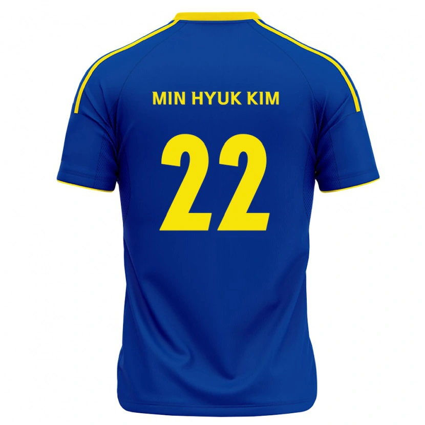 Danxen Damen Min-Hyuk Kim #22 Königsblau Gelb Heimtrikot Trikot 2026/27 T-Shirt