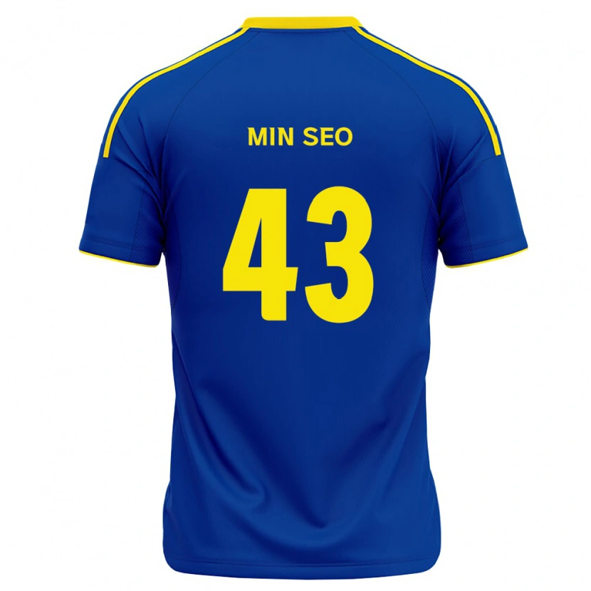 Danxen Damen Min-Seo Jo #43 Königsblau Gelb Heimtrikot Trikot 2026/27 T-Shirt