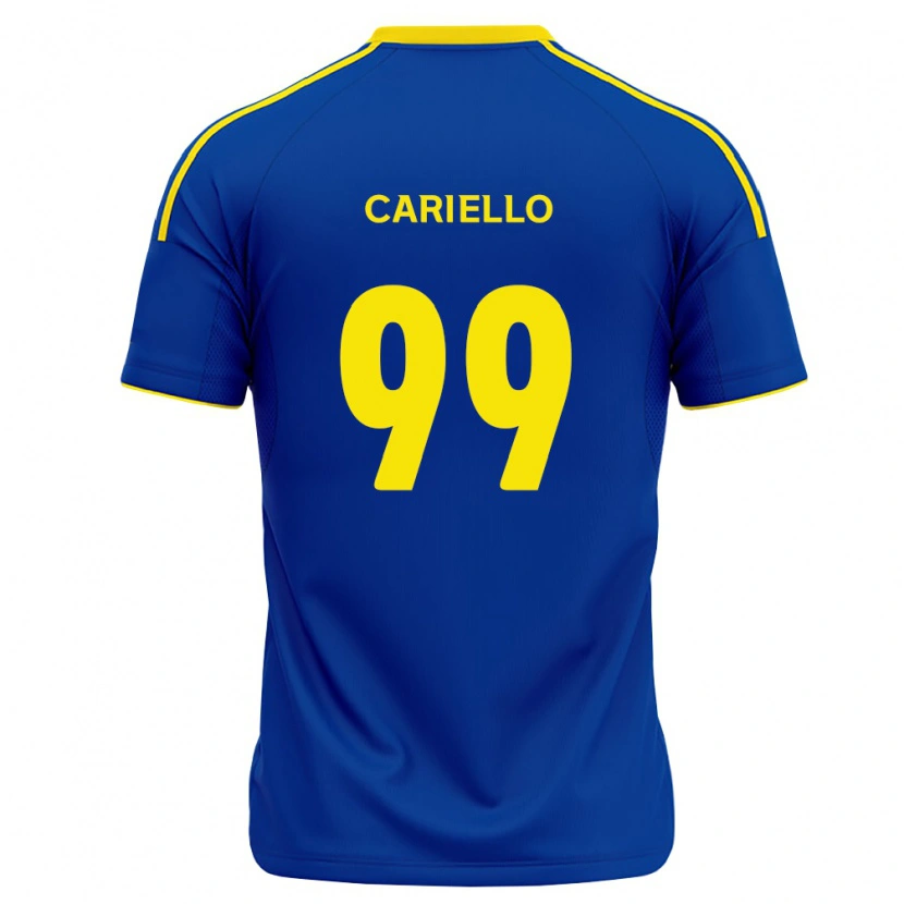 Danxen Damen Yago Cariello #99 Königsblau Gelb Heimtrikot Trikot 2026/27 T-Shirt