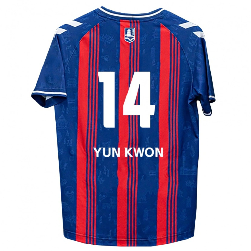 Danxen Damen Yun-Kwon Cho #14 Blau Rot Weiß Heimtrikot Trikot 2026/27 T-Shirt