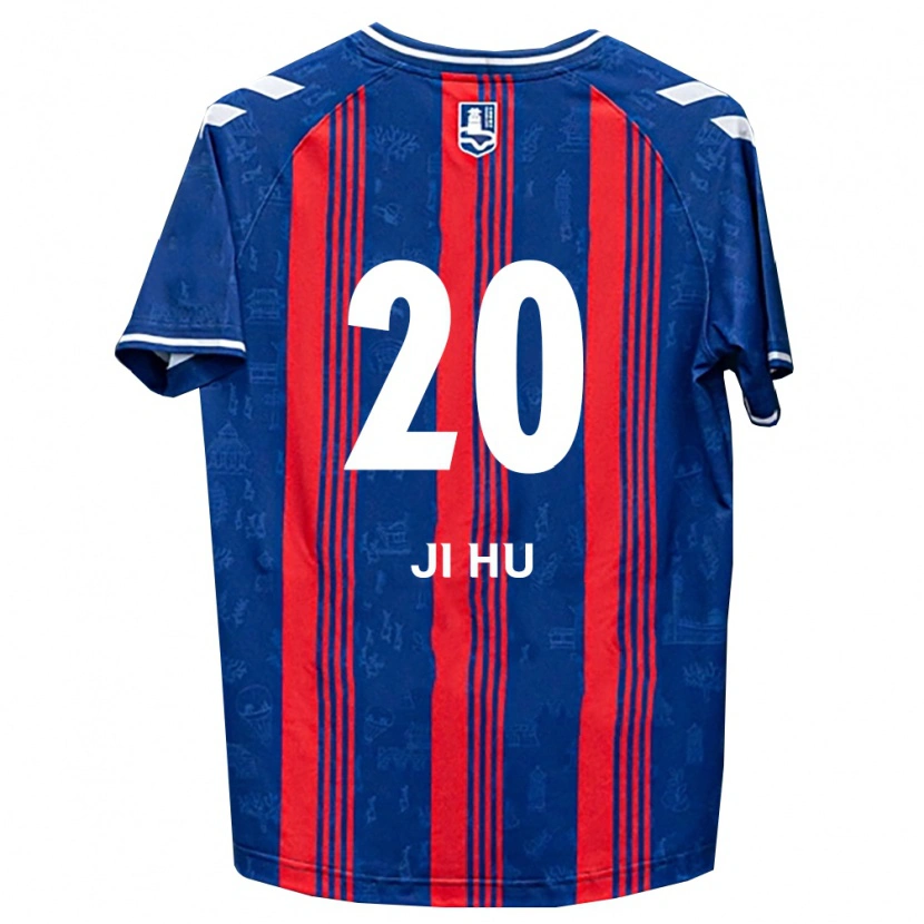 Danxen Damen Ji-Hu Lee #20 Blau Rot Weiß Heimtrikot Trikot 2026/27 T-Shirt