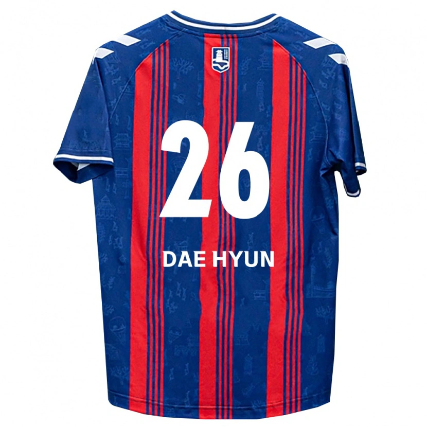 Danxen Damen Dae-Hyun Kim #26 Blau Rot Weiß Heimtrikot Trikot 2026/27 T-Shirt