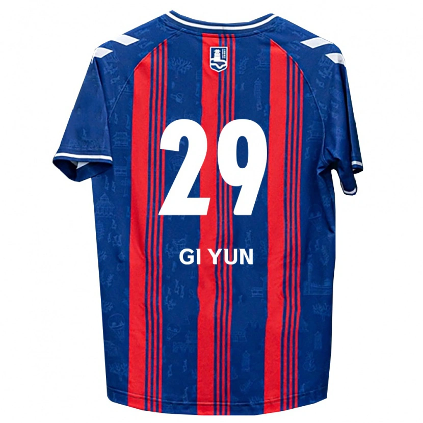 Danxen Damen Gi-Yun Choi #29 Blau Rot Weiß Heimtrikot Trikot 2026/27 T-Shirt
