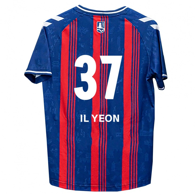 Danxen Damen Il-Yeon Sin #37 Blau Rot Weiß Heimtrikot Trikot 2026/27 T-Shirt