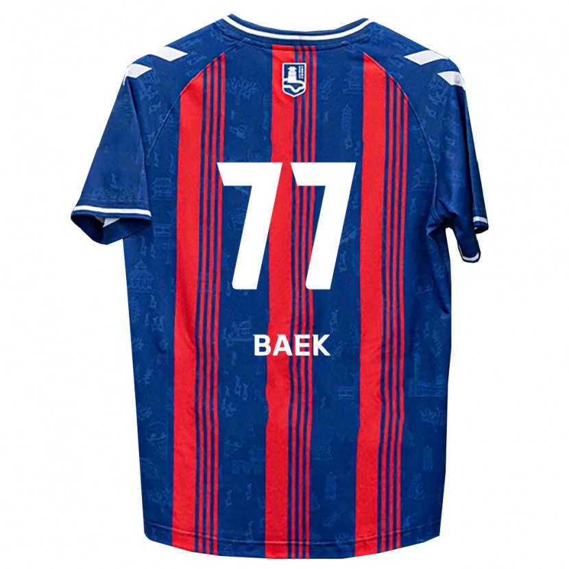 Danxen Damen Kyeong Baek #77 Blau Rot Weiß Heimtrikot Trikot 2026/27 T-Shirt