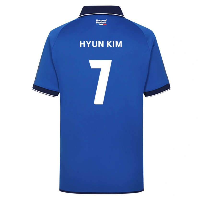 Danxen Damen Hyun Kim #7 Königsblau Weiß Rot Heimtrikot Trikot 2026/27 T-Shirt