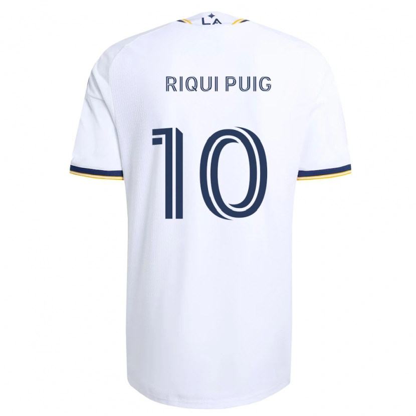 Danxen Damen Riqui Puig #10 Blau Gelb Und Weiß Heimtrikot Trikot 2026/27 T-Shirt