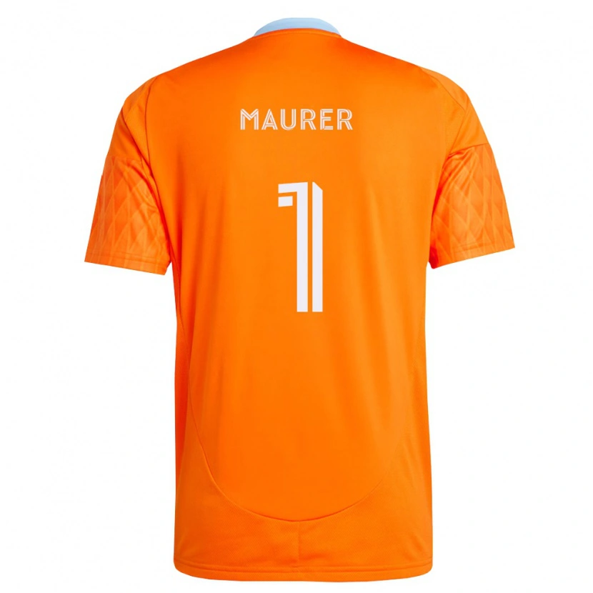 Danxen Damen Jimmy Maurer #1 Orange Weiß Heimtrikot Trikot 2026/27 T-Shirt