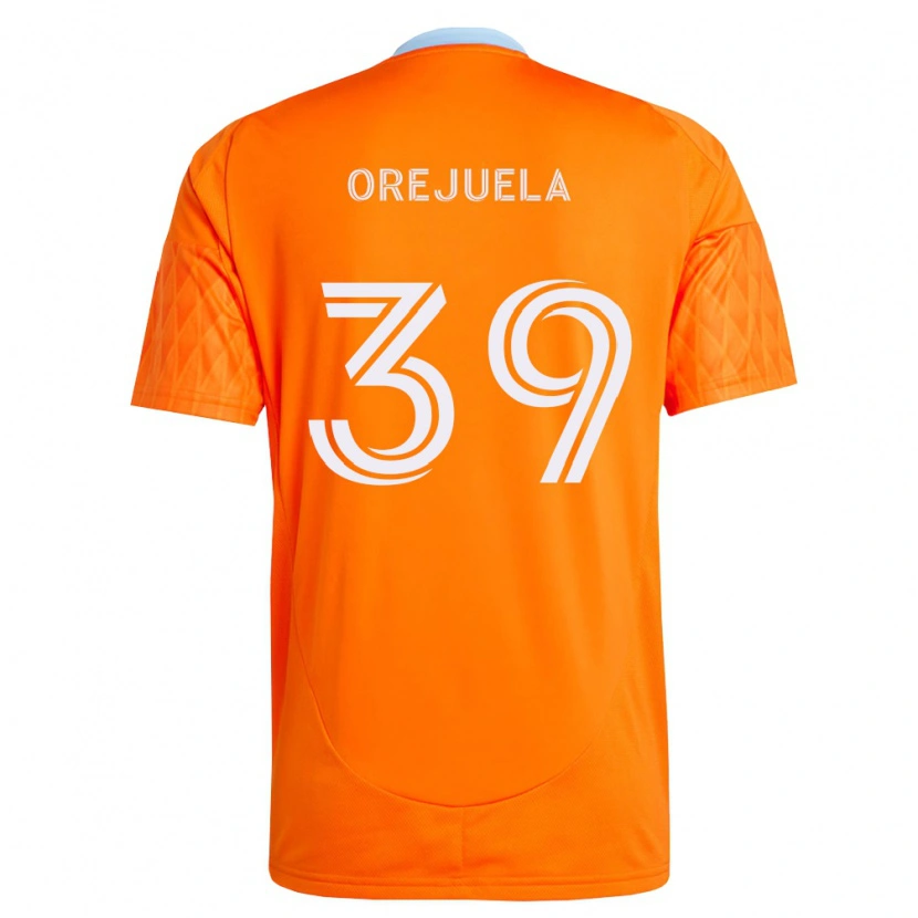 Danxen Damen Jesus Orejuela #39 Orange Weiß Heimtrikot Trikot 2026/27 T-Shirt