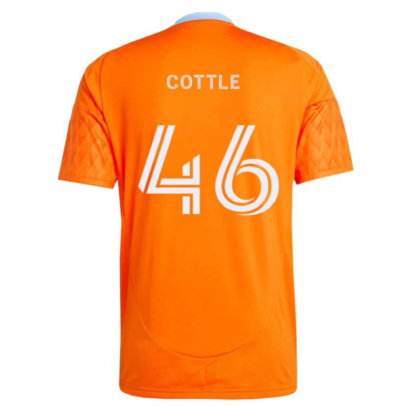 Danxen Damen Tristan Cottle #46 Orange Weiß Heimtrikot Trikot 2026/27 T-Shirt