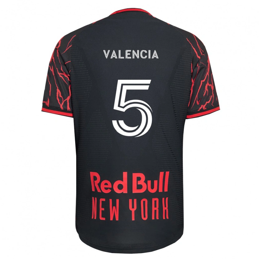 Danxen Damen Omar Valencia #5 Rot Schwarz Weiß Heimtrikot Trikot 2026/27 T-Shirt