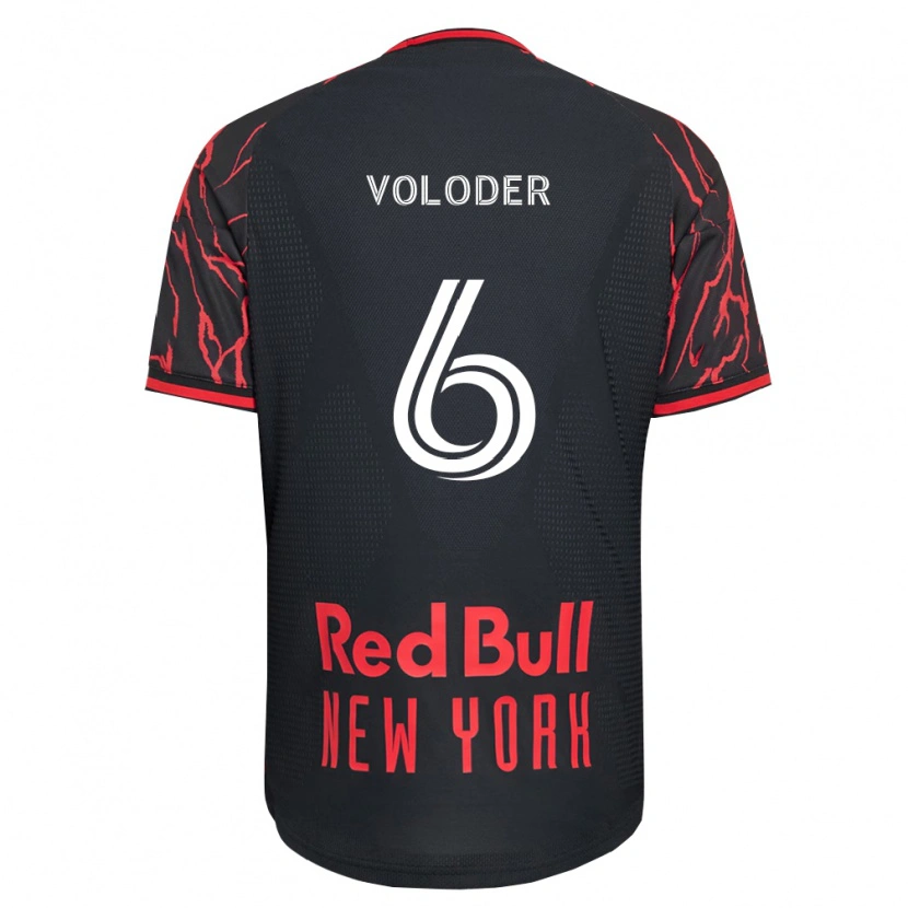 Danxen Damen Robert Voloder #6 Rot Schwarz Weiß Heimtrikot Trikot 2026/27 T-Shirt