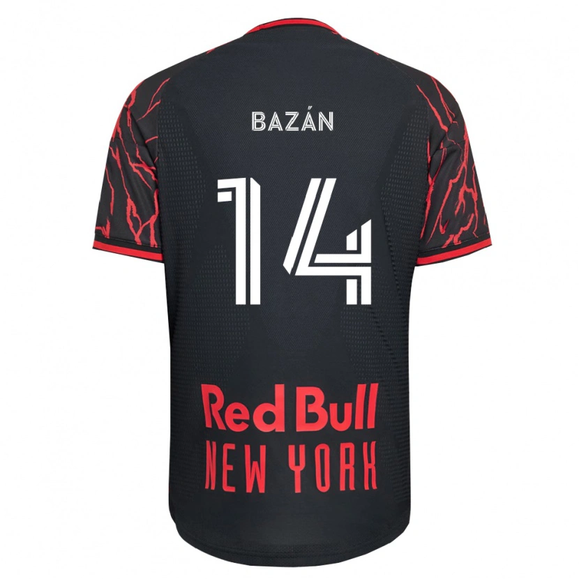Danxen Damen Julián Bazán #14 Rot Schwarz Weiß Heimtrikot Trikot 2026/27 T-Shirt
