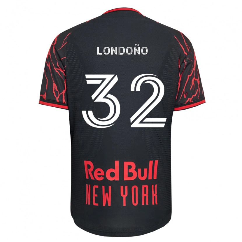 Danxen Damen Erick Londoño #32 Rot Schwarz Weiß Heimtrikot Trikot 2026/27 T-Shirt